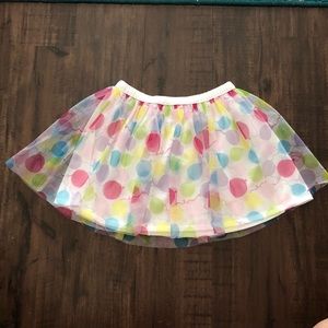 Girls party balloon skirt
